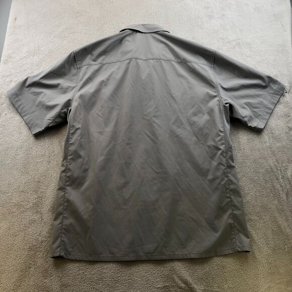 Dickies Mens Shirt Size XL Performance System Short Sleeve Outdoors Gray Classic - Picture 9 of 9